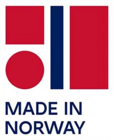 Designet og produsert i Norge